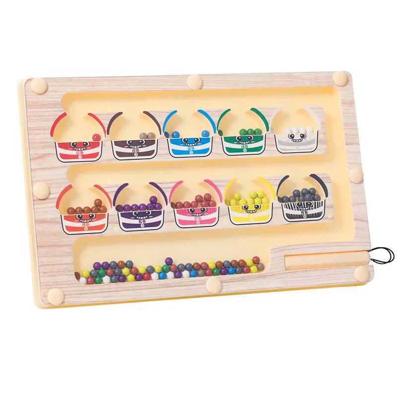 Children's Magnetic Maze Walking Ball Baby Concentration Training Writing Logic Thinking 3 year Old Early Education Puzzle Toys
