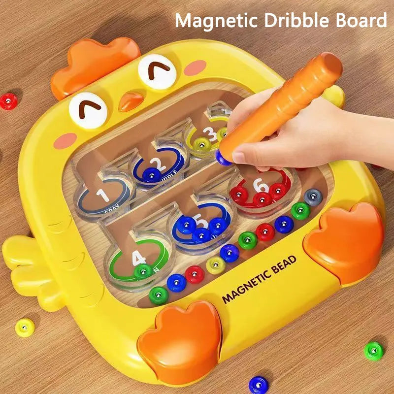 Magnetic Color Number Maze Board for Kids - Montessori Educational Toy Control Focus Training Puzzle Game STEM Sensory Toys
