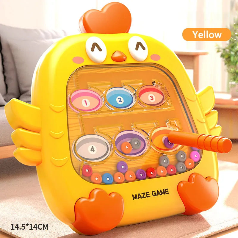 Magnetic Color Number Maze Board for Kids - Montessori Educational Toy Control Focus Training Puzzle Game STEM Sensory Toys