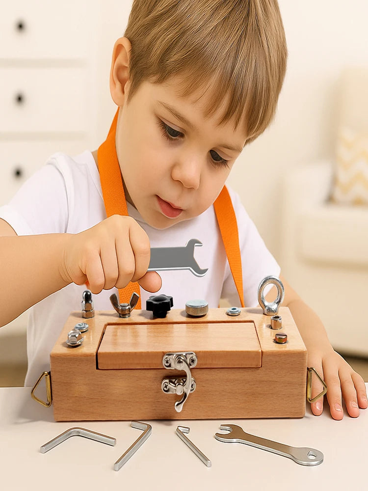 Early Learning Busy Children Screwing Toys Toddler Montessori Daily Life Teaching Fine Motor Skills Educational Disassembly